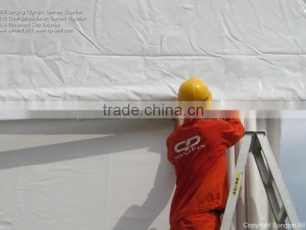 Guangzhou Glass Tents 20x35m With 5x5m Entrance Pagoda photo-4