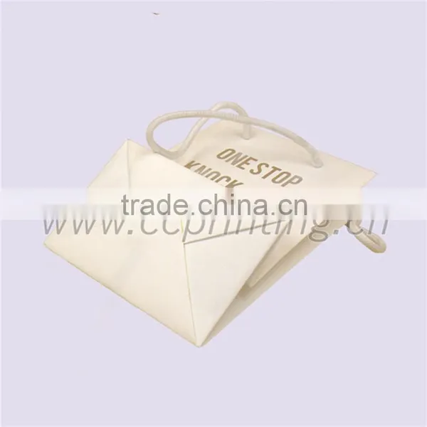 Custom Logo Printed Gift Flat Paper Bag photo-2
