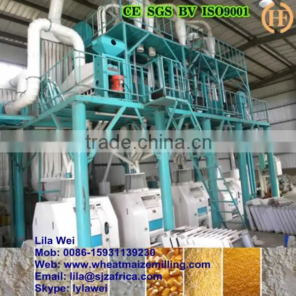 South Africa Maize Flour, Meal, Grtis, Samp of 50T per 24h Maize Milling Line photo-4