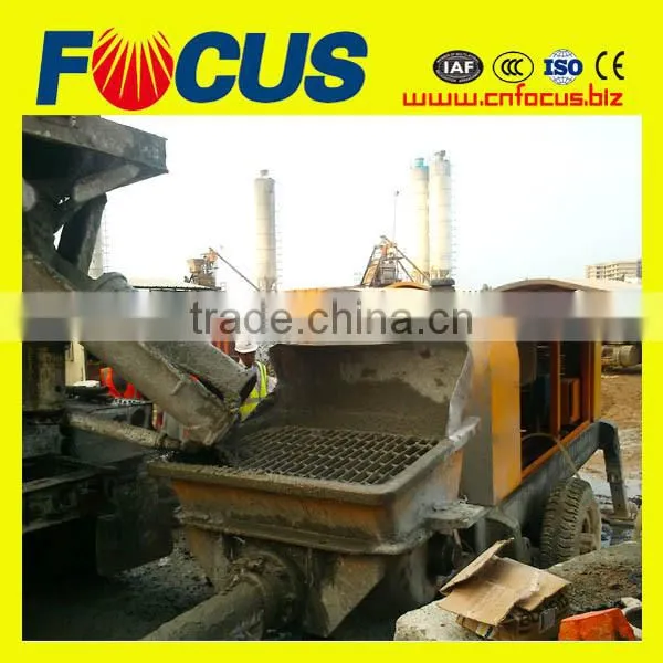 Hot Sale! Electric Motor 69cbm/H Concrete Trailer Pump photo-4