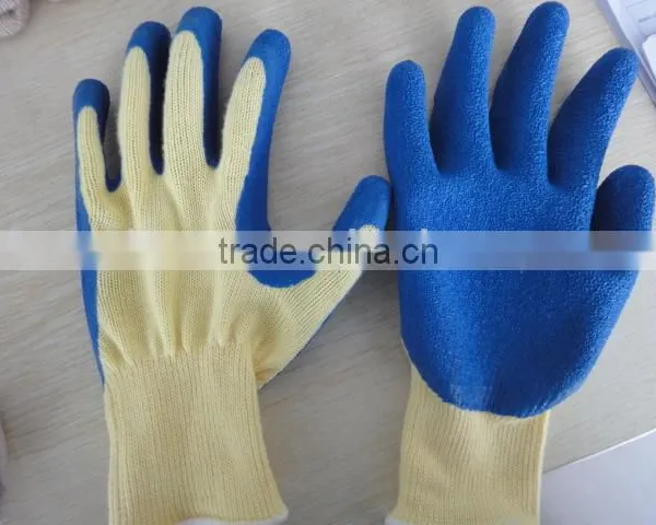 Latex Palm Coated Crinkle Gloves photo-3