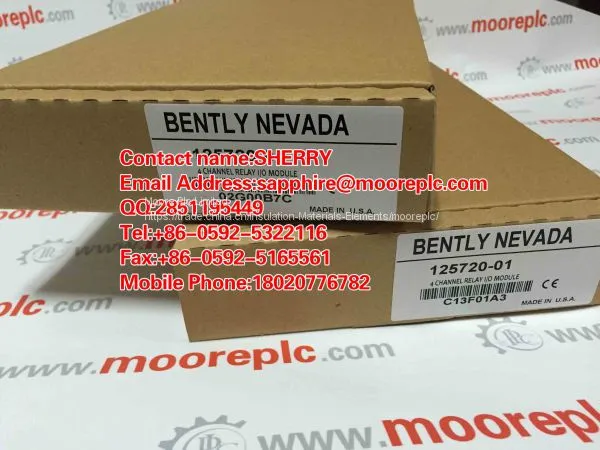 125768-01 Manufactured by BENTLY NEVADA INTERFACE MODULE RACK