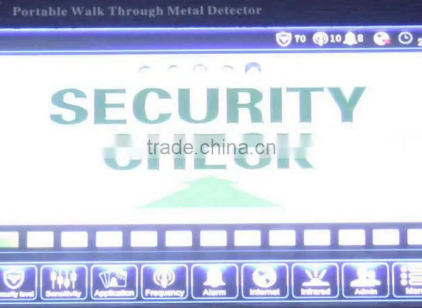 Foldable Portable Walk Through Metal Detector Security Door Frame Metal Detector photo-4