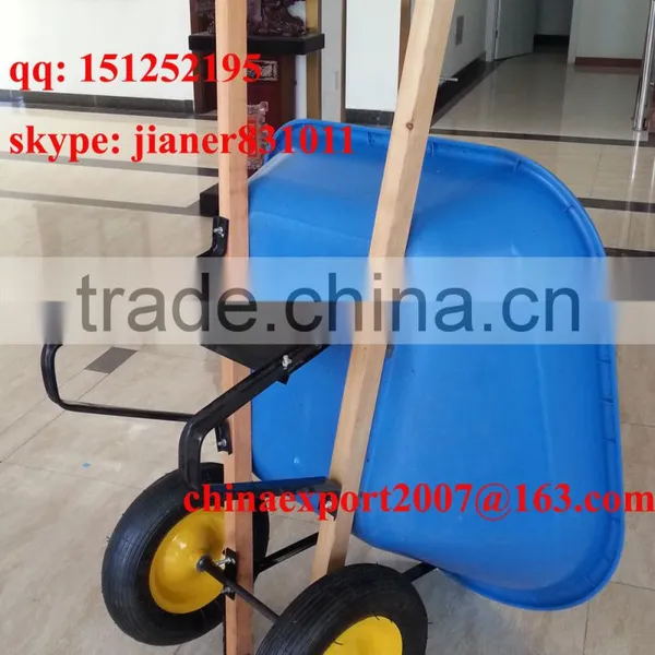 Heavy Duty Construction Plastic Wheelbarrow WH8802 photo-6