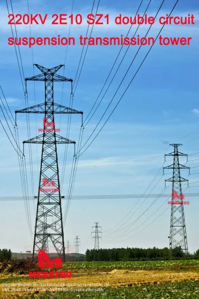 MEGATRO 220kV 2E10 SZ1 Double Circuit Suspension Transmission Tower photo-3