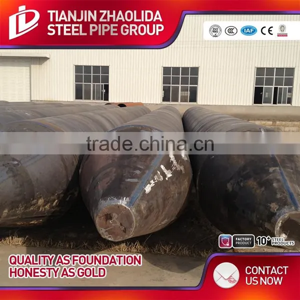 Zhaolida Brand Spiral Duct Fittings Helical Welded Pipe} photo-6