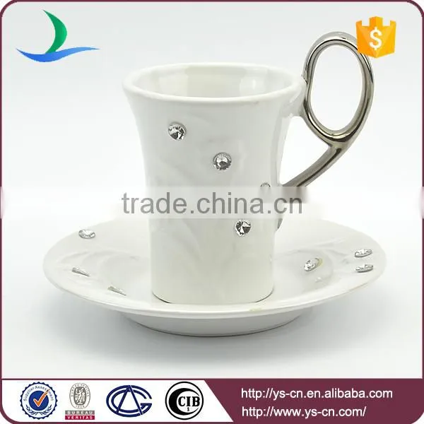 Diamante Silver Plated Ceramic Chinese Tea Set photo-4