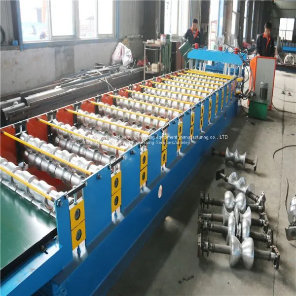 Glazed Tile Metal Roof Panel Making Machines photo-2