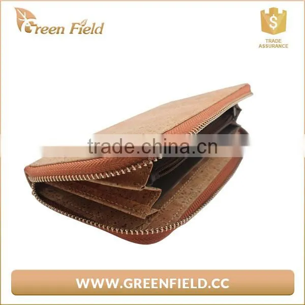 New Design Women Cork Wood Wallet Eco-friendly Cork Wallet for Ladies photo-6