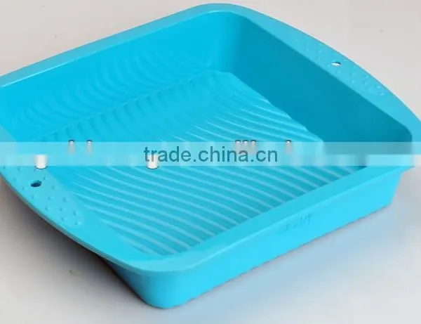 Heat-resistant Microwave Silicone Cake Pan/square Shape Cake Mould photo-2