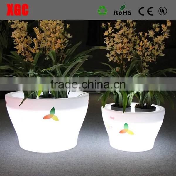 Lighting up PLASTIC Lower Pot for Home and Outdoor GD118 photo-2