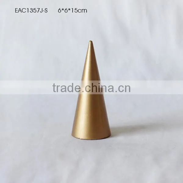 Eco-friendly Modern Simple Cone Concrete Ornament for Living Room / Garden photo-2