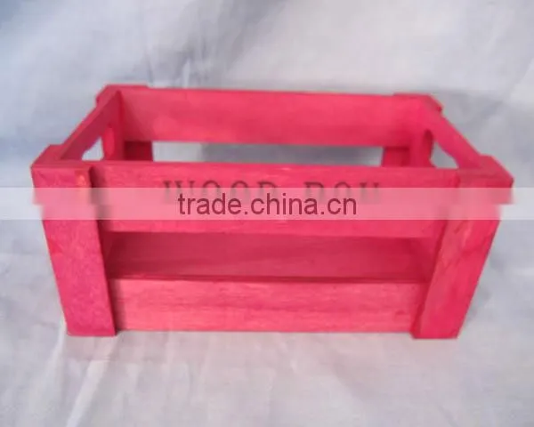 Eco-friendly Colorful Cheap Wooden Fruit Crate for Sale photo-3