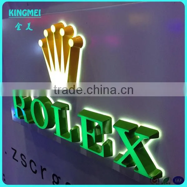 KM-HP43 Custom Made Solid Colored LED Luminance Resin,acrylic Led Channel Letter Sign photo-3