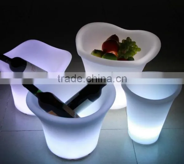 Modern Led Bar Furniture, Led Fruit Pot, Rechargeable Led Ice Bucket photo-4