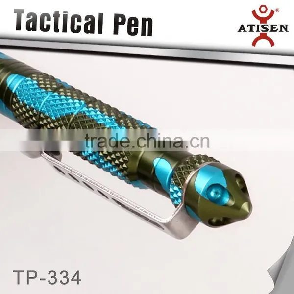 Aluminum Tactical Pen Glass Breaker in Camo Color Self Defense Military Combat photo-3