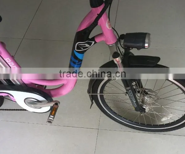 Newly Design 26inch Electric Bike 36V 250W Lithium Battery Power Electric City Bike for Lady photo-2