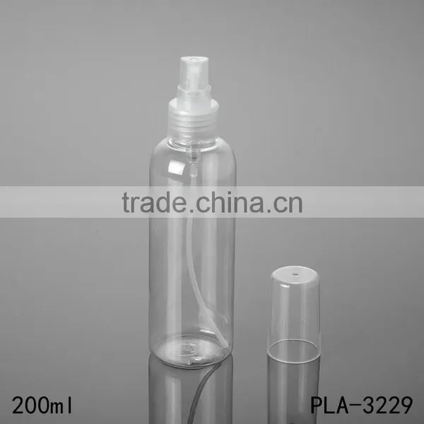 Clear 2017 Hot New Products Cosmetic Fragrance Perfume Round Shoulder 200ml Hot Sale Price Plastic Spray Bottle of Water photo-5