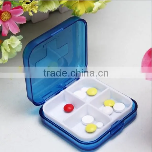 Custom Practical 4 Compartment Plastic Pill Box,custom Plastic Pill Box Supplier in China,custom Promotional Plastic Pill Box photo-2