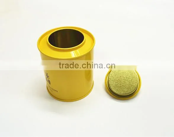 Factory Direct Price Round Shape Tea Tin Case With Inner Lid photo-2