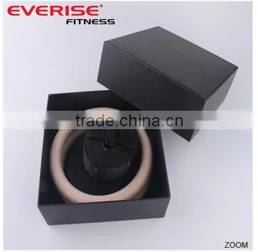 28mm 32mm Wooden Gym Rings With Adjustable Straps photo-6