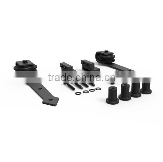 Antique Barn Door Hardware Horseshoe Sliding Door Hangers Track Roller Wheels photo-5