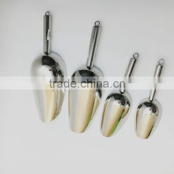 12ounce Multi Function Stainless Steel Ice Bucket Scoop Sugar Scoop Wholesale photo-3