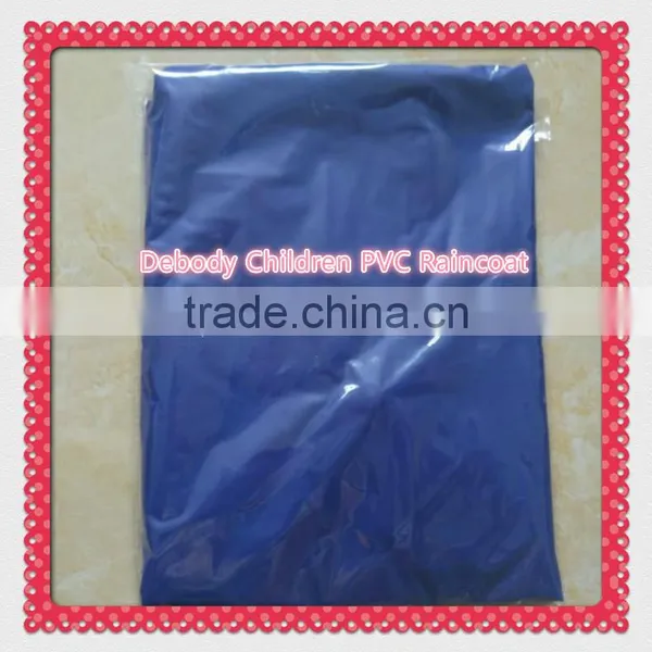 Children Blue PVC Jacket With High Quality photo-4