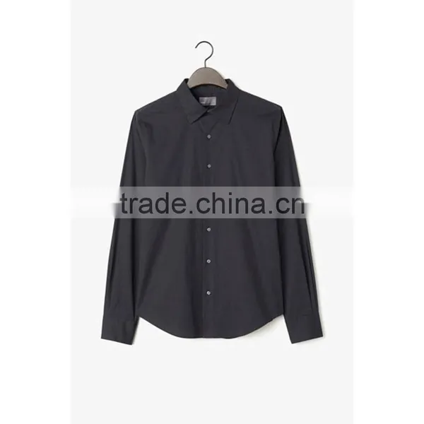 OEM Service for 100% Cotton New Design Black Mens Shirts Models photo-4