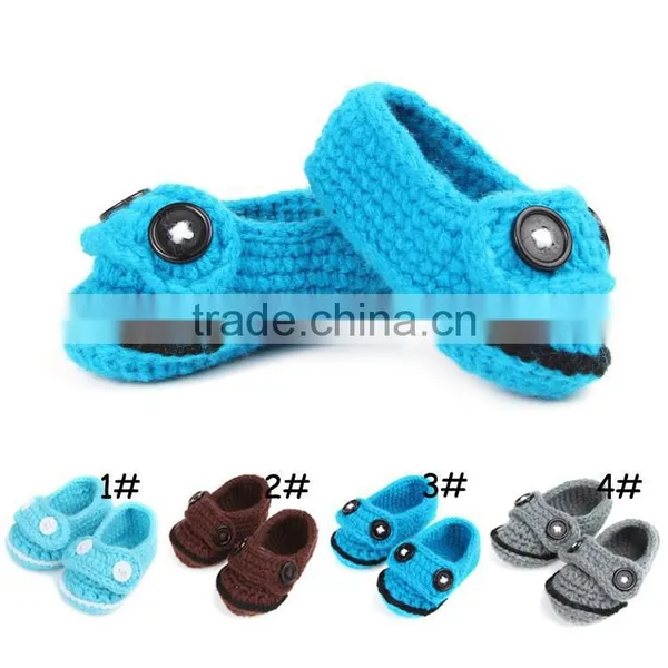 Big Mouth Frog Design Crochet Knitting Kids Shoes photo-6
