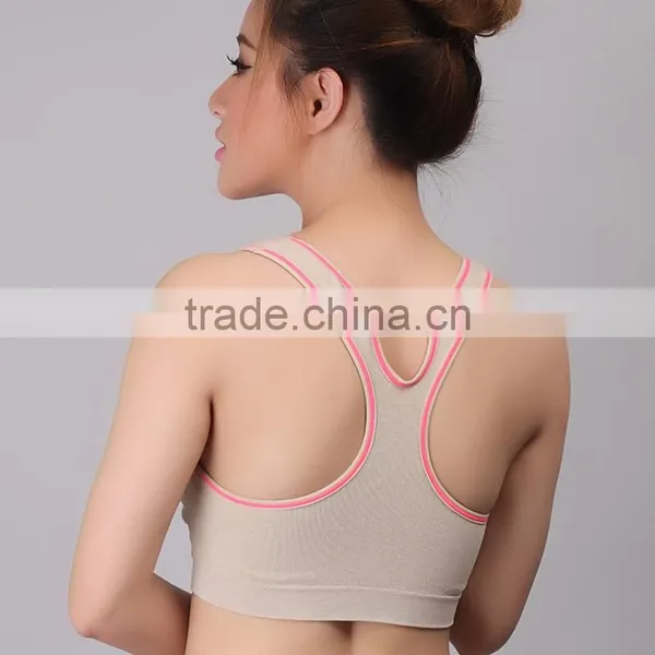 Lady Underwear Fitness Bra Top Intimates Yaga Sexy Women Sports Seamless Bra photo-4