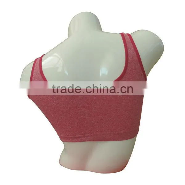 Nice Quality New Style Seamless Woman Underwear Ladies Melange Single Layer Sport Bra photo-3