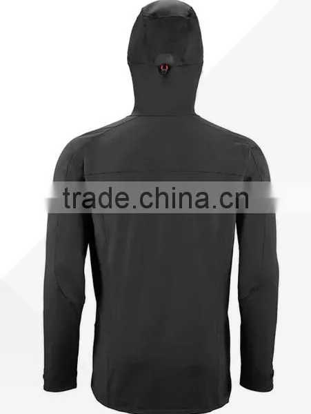 No Zipper Hoodie Jacket Waterproof Fabric Softshell Jacket photo-4