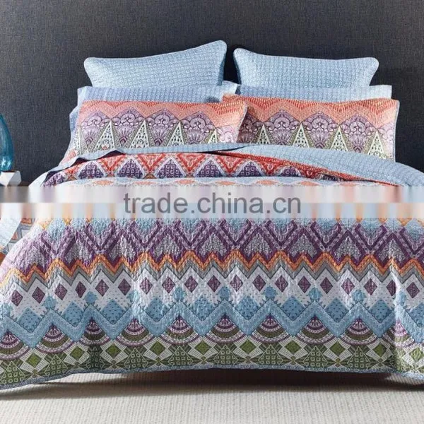360 THREAD COUNT QUILTED COTTON SATEEN QUILT COVER photo-3