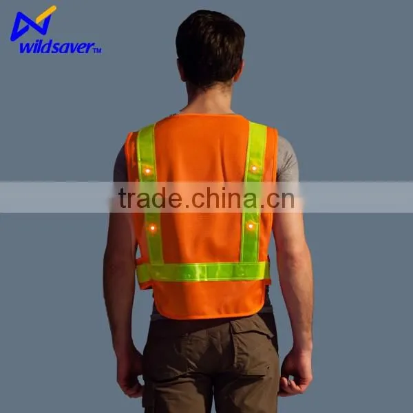 High Visibility Reflective Led Warning Police Uniform photo-6