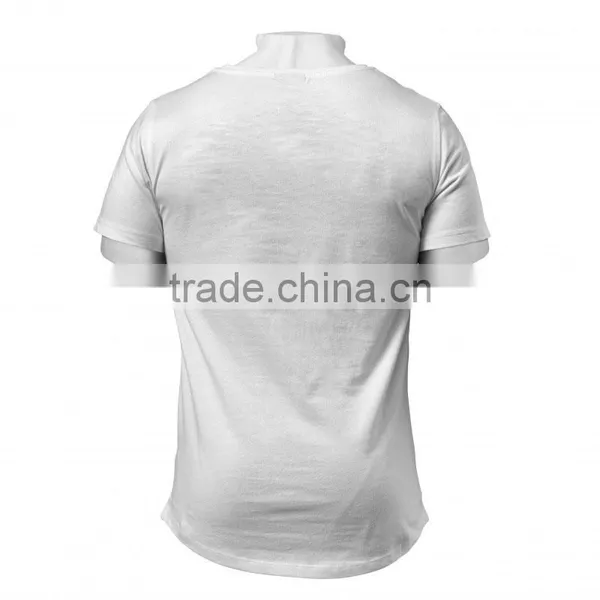 Plain Round Neck Tshirt 95 Cotton 5 Elastane Tshirt New Style Basketball Jersey photo-4