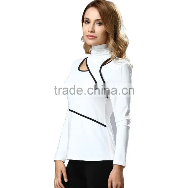 New Fashion Woman Style Lace Blouse Long Sleeve Office Wear Blouse Ladies 2017 photo-3