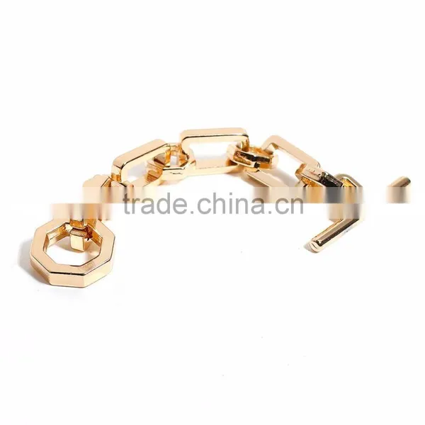 Zinc Based Alloy Purse Accessories Gold Plated 11cm(4 3/8"), 1 Piece photo-2
