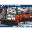 100 Tons Multi Axle Trailer / Hydraulic Platform Trailer for Carry Container , Hoses