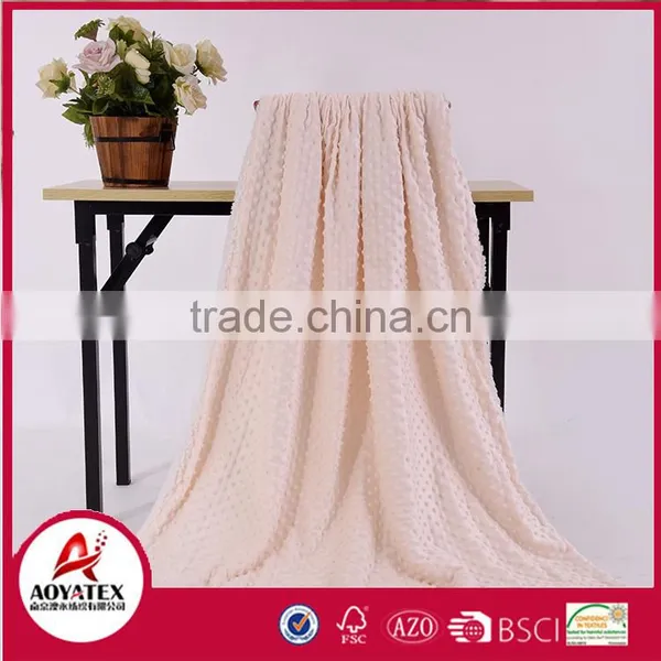 Promotion Super Soft Custom Solid Micromink Winter Blanket photo-4