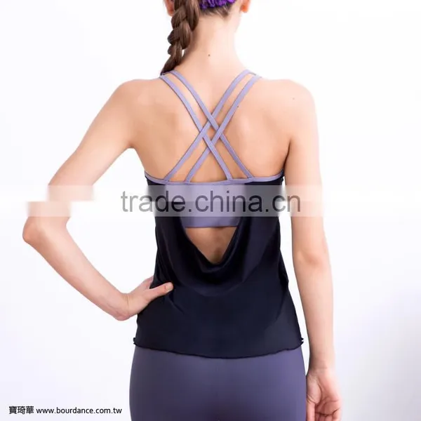 Sportswear Women Wear Yoga Straps Tops