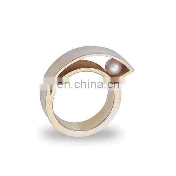 New Design Of Personal Stackable Ring &Fashion Plain Metal Finger Men's Ring photo-2