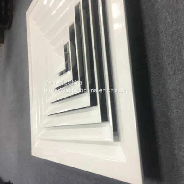 Aluminum Supply Square Lay in Air Ceiling Diffusers Parts China Supplier photo-2