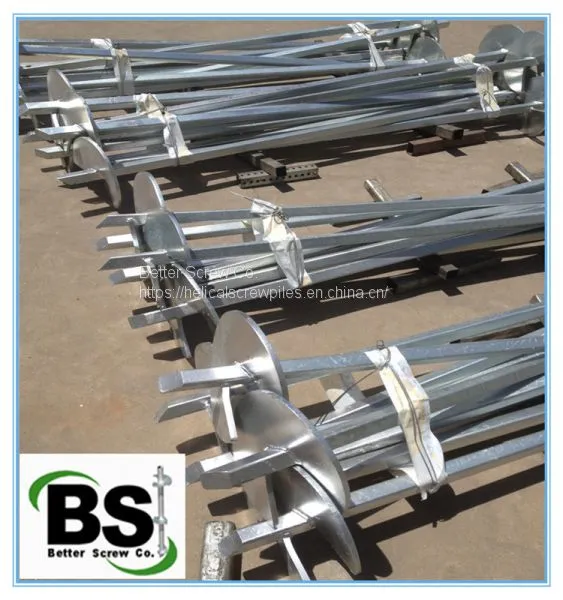 Hot Dipped Zinc Coating Railway Ground Screw Helical photo-2
