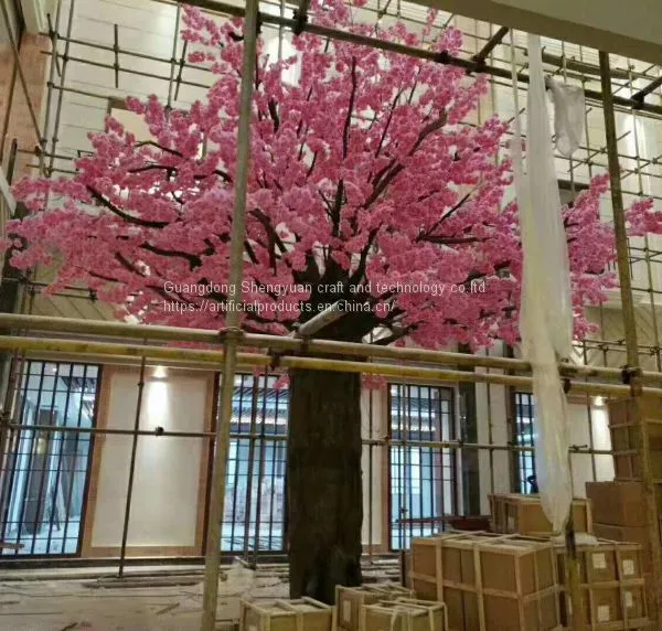 China Factory Artificial Cherry Blossom Tree Decoration photo-3