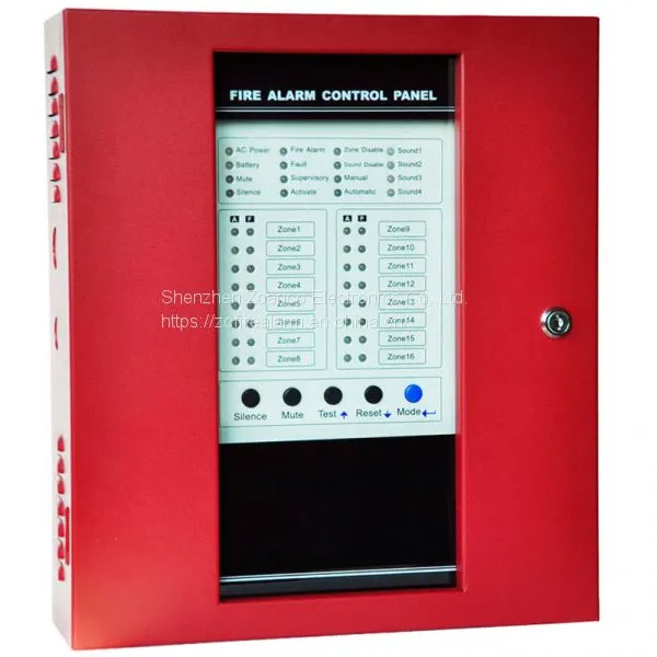 Conventional 16 Zones Fire Proof Metal Panel Fire Alarm System Control Panel Fire Host photo-5