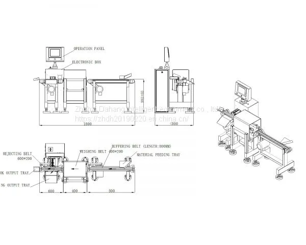 Cusomized Check Weigher for Using With Cutting Machine photo-4