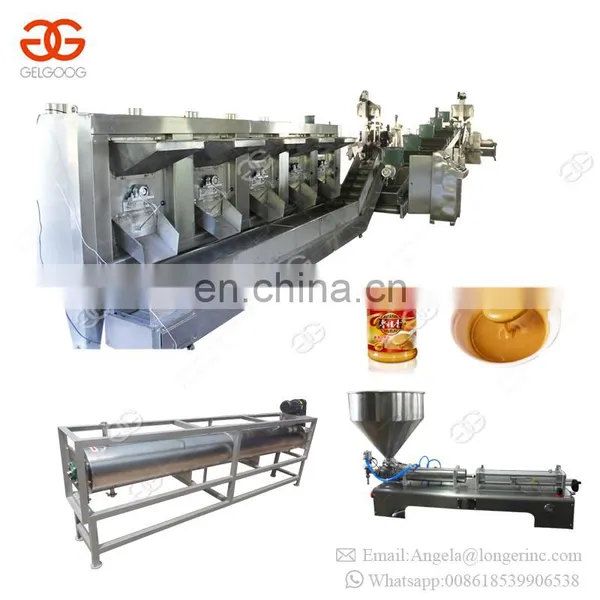 100Kg/H Hot Sale Full Automatic Sesame Tahini Making Production Machine Peanut Butter Processing Line Price photo-4