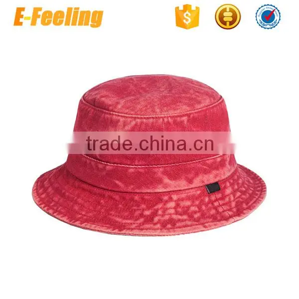 Custom High Quality Washed Bucket Hat photo-2