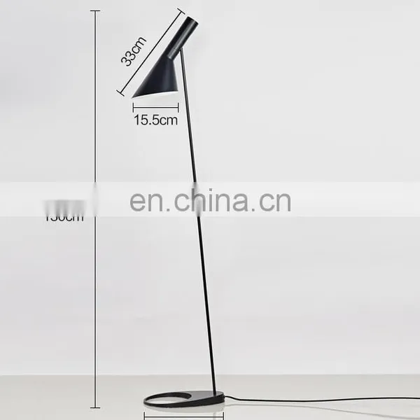 Modern Iron Adjustable Shade Stick Floor Lamp With Reading Light photo-6